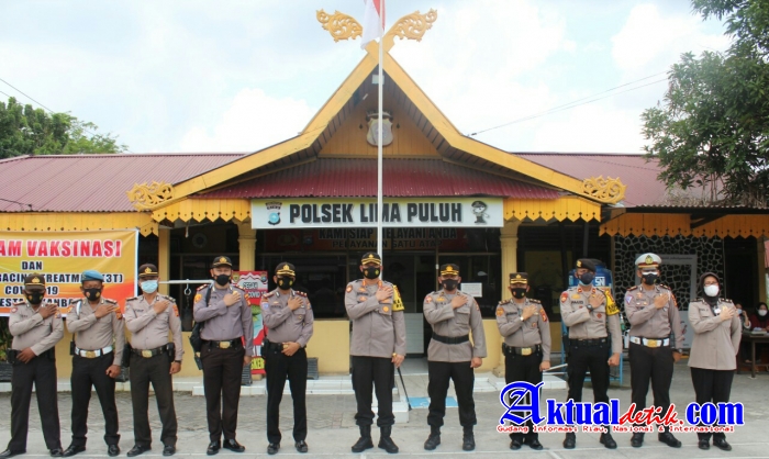Perangi Covid-19, Kapolresta Pekanbaru Terus Pastikan Program Vaksinasi Berjalan Dengan Baik