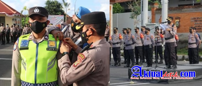 Polres Karangasem Gelar Apel Kesiapan Operasi Bina Waspada Agung 2022