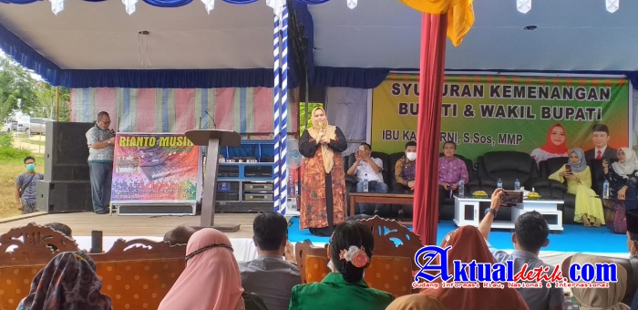 Bupati & Wabup Bengkalis, Tim Pemenangan KBS Bathin Solapan Gelar Syukuran Kemenangan