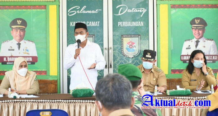 Tangkal Pandemi, Bupati Sergai Gelar Roadshow di Kecamatan