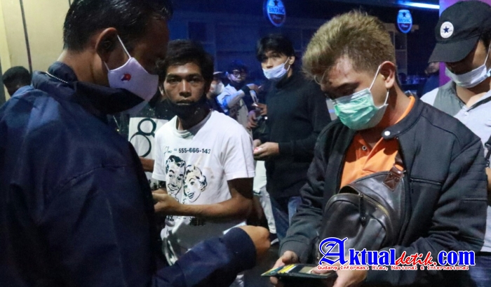 Ciptakan Bebas Narkoba, Polda Malut Melakukan Razia di Tempat Hiburan Malam
