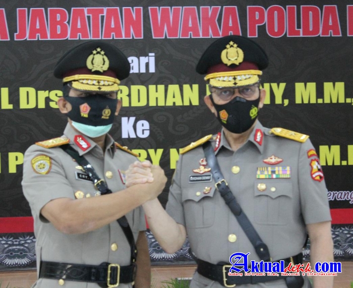 Kapolda Banten Pimpin Prosesi Sertijab