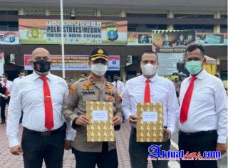 Kapolrestabes Medan Apresiasi Kerja Keras Polsek Sunggal Ungkap Kasus Menonjol