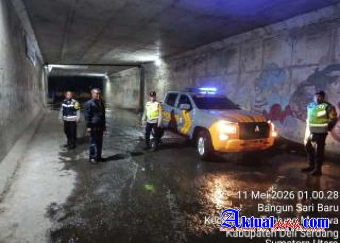 Patroli Blue Light Polresta Deli Serdang Sisir Jalur Rawan Kriminalitas
