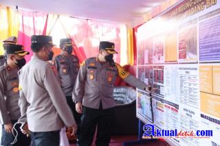 Jelang Ops Ketupat Agung 2022, Kapolres Karangasem Cek Pos Yan dan Pos Pam Pelabuhan Padangbai