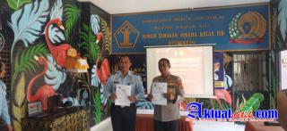Kapolres Klungkung Laksanakan Penandatanganan Perjanjian Kerjasama Dengan Rutan Kelas IIB Klungkung