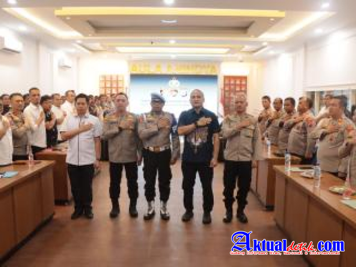 Waskat Penggunaan Senjata Api Dinas, Div Propam Polri Gelar Rik Senpi Di Polres Binjai