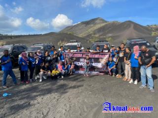 Peringati Hari Jadi Yang Ke-1, Komunitas Indonesia Fortuner Bali Berbagi Sembako ke Warga Kintamani