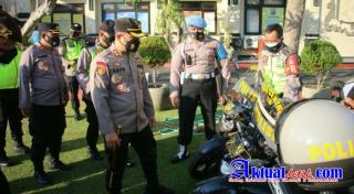 Kapolres Gianyar Pimpin Apel Pengecekan Kendaraan Dinas Polres Gianyar