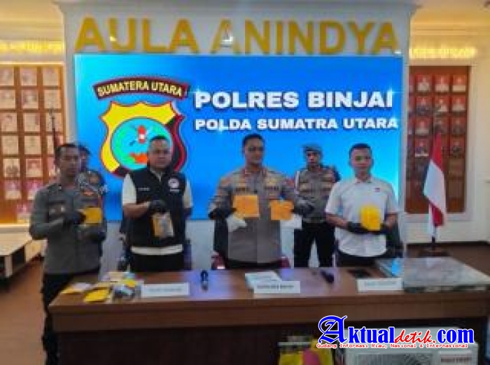 Kapolres Binjai Paparkan 16 Kasus Narkoba, 20 Tersangka Diamankan