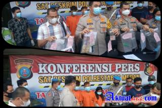 Pelaku Pembunuhan 42 Tusukan Berhasil Diringkus Polsek Sunggal