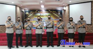 Kapolresta Pekanbaru Pimpin Sertijab Kasat dan Kapolsek Jajaran Polresta Pekanbaru