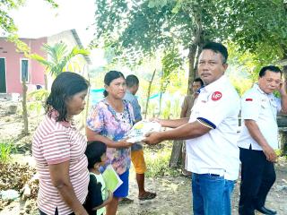 Peringati Hari Jadi Ke 2 "MPNEWS" Management Media Pendamping News "MPnews" Bagikan Paket Sembako