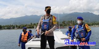 Ratusan Personel Polri dan Pam Swakarsa Melaksanakan Apel Gelar Pasukan Ops Puri Agung 2022