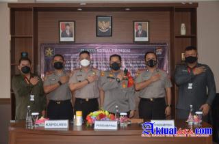 Rombongan Kuliah Kerja Profesi Sespimen Dikreg Ke-61 Tahun 2021 di Sambut Langsung Kapolres Karangas