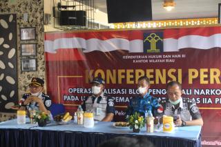 Lapas Pekanbaru : Kakanwil Kemenkumham Riau Tetapkan Blok Pengendali Narkoba