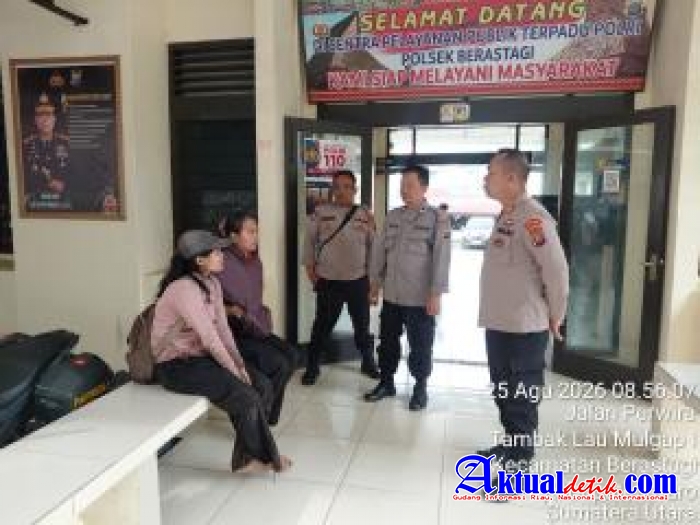 Tersesat Saat Mendaki Gunung Sibayak, Dua Pendaki Wanita Berhasil Dievakuasi Polsek Berastagi