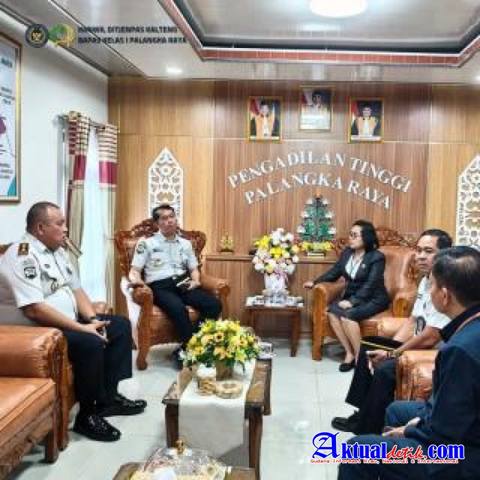 Kepala Bapas Palangka Raya dampingi Audiensi Kanwil Ditjenpas Kalteng dengan pengadilan Tinggi