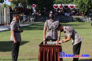 Kapolda Bali Lantik 211 Siswa Diktukba Polri Gelombang II T.A. 2022