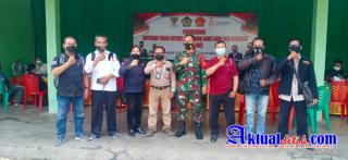 Ditengah Giat Penyaluran Bantuan Tunai PKLW, Dandim 1619/Tabanan Menerima Audensi DPD PJID Bali 