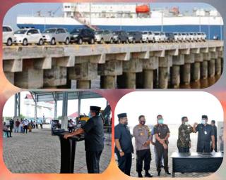 Bupati Siak, Alfedri, Resmikan Kantor Pekerja Dan Permudah Izin Investor di Pelabuhan Buton
