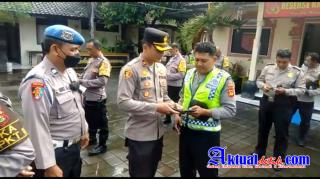 Tingkatkan Disiplin Personil, Kanit Provos Polsek Denpasar Selatan Laksanakan Gaktibplin