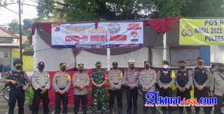 Tim Supervisi Operasi Lilin Candi Mabes Polri Kunjungi 3 Pospam di Wilayah Polrestabes Semarang  