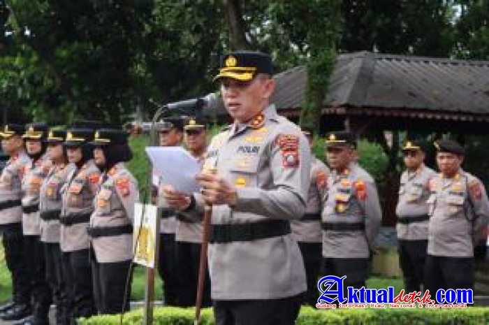 Kapolres Binjai Lantik 54 Personilnya Yang Naik pangkat TMT 1 Juli 2026