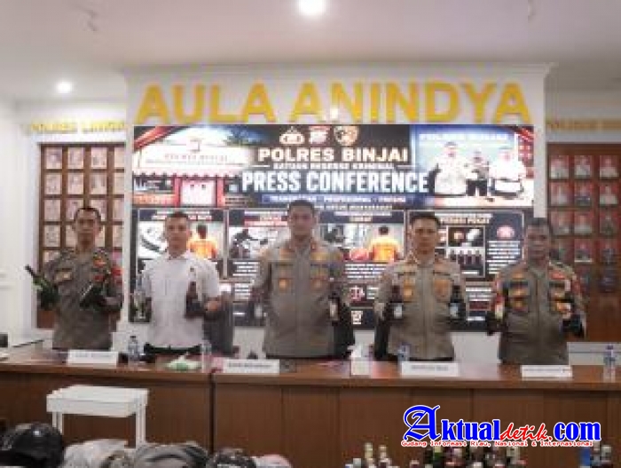 Polres Binjai Pengungkapan Kasus Pembuangan Bayi, Curas, Curat Dan Hasil Operasi Pekat Toba 2026