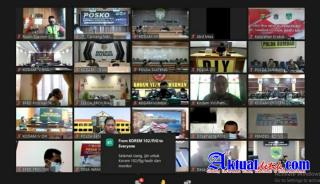 Rakor Bersama Kasatgas Nasional, Bahas PPKM dan Posko Covid 19