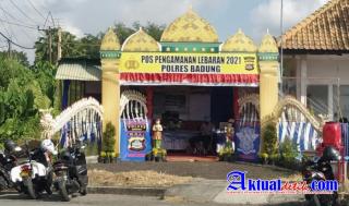 Lantas Polres Badung Atensi Pos Penyekatan dan Amankan Masjid Malam Takbir
