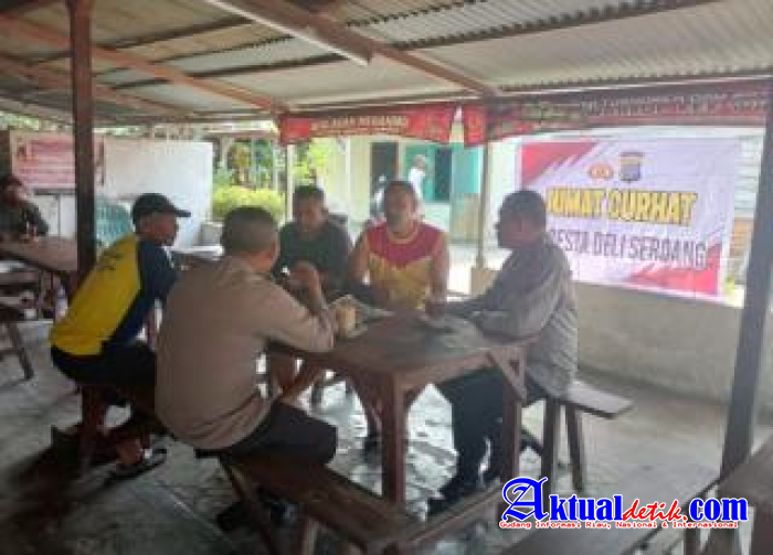 Polresta Deli Serdang Gelar Program Jumat Curhat Guna Dengarkan Keluhan Dari Masyarakat