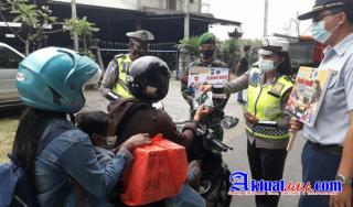 Unit Dikyasa Polres Gianyar Laksanakan OPS Ketupat Agung 2021 Prokes Covid 19