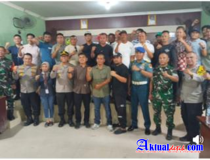 Polsek Medan Labuhan Mediasi Perdamaian Bersama Dua OKP Di Kelurahan Besar Dan Tangkahan