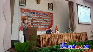 Kapolres Sergai Narasumber Bimtek Peningkatan SDM Panwaslu