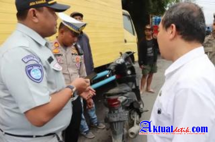 Razia Gabungan Operasi Sadar Pajak, Polres Karo Tindak Pelanggar, Permudah Pembayaran Pajak Lokasi