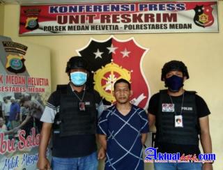 Tekab Polsek Medan Helvetia Meringkus Marbot