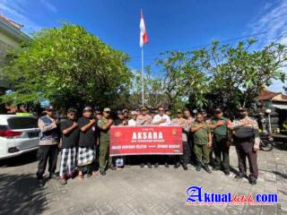 Polsek Densel Laksanakan Apel Konsolidasi Bersama Sipandu Beradat desa Pemogan