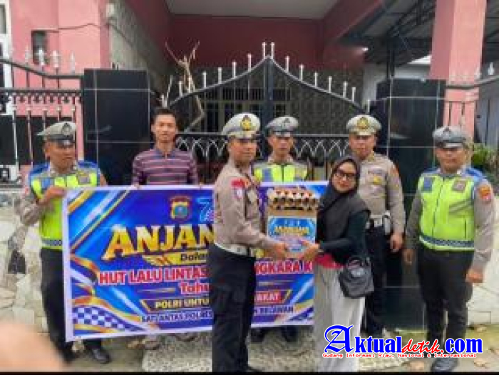 Sambut Hari Lalu Lintas Bhayangkara Ke 71 Polres Pelabuhan Belawan Gelar Anjangsana