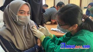 Polsek Limapuluh Gelar Gerai Vaksin Presisi