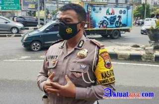 Satlantas Polrestabes Semarang Cek Jalur Yang Dilalui Presiden Jokowi Besok