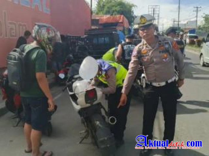Operasi Sadar Pajak di Kabanjahe, Satlantas Polres Karo Dorong Kepatuhan Wajib Pajak Kendaraan