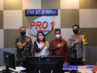 Solidaritas dan Sinergitas TNI/Polri Melalui Dialog Interaktif Dandim 1609/Buleleng Bersama Kapolres