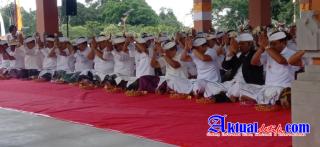 Kapolda Bali Hadiri Upacara Pemelaspasan Pembangunan Penataan Kawasan Suci Pura Besakih