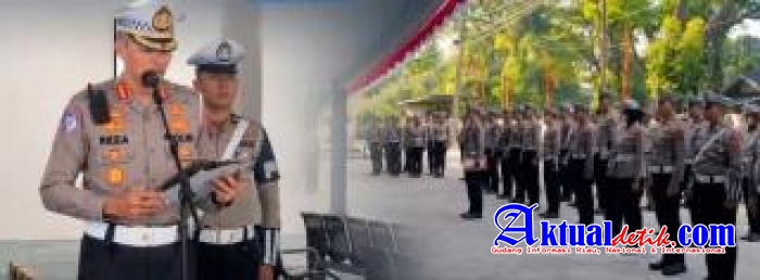 Direktur Lalu Lintas Polda Sumbar Pimpin Apel Pagi, Tekankan Disiplin, Profesionalisme