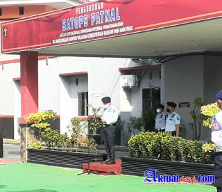 Pengukuhan Sat Ops Patnal Kemenkumham Riau Tegakkan Kepatuhan Personel