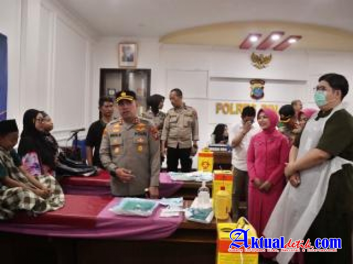 Menyambut Hari Bhayangkara ke-80 Tahun 2026, Polres Binjai Gelar Sunatan Masal