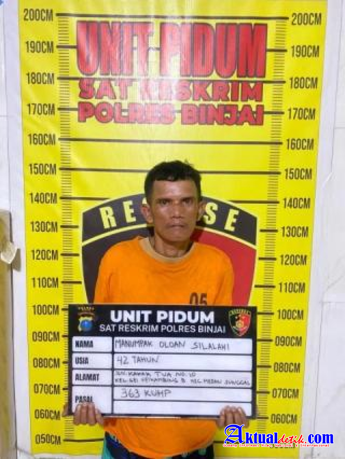 Terekam CCTV, Tim Cobra Satreskrim Polres Binjai Meringkus Pelaku Curanmor Di Medan