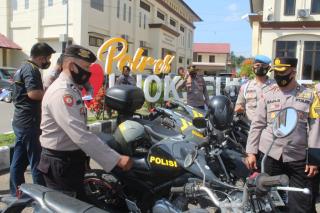 Polres Lhokseumawe Cek Kesiapan Ranmor Dinas Personil