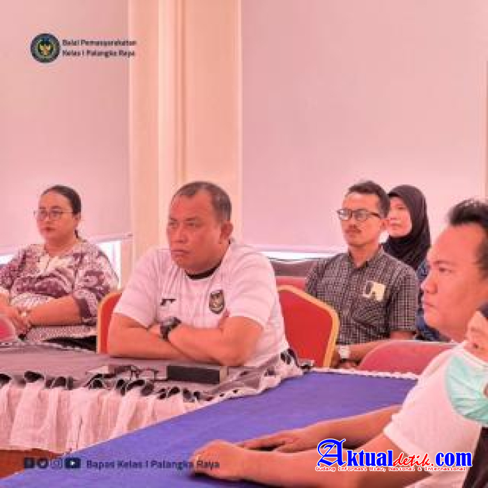 Theo Purba Ikuti Giat Kick Off Hari Bakti Kementerian Imigrasi Pemasyarakatan Secara Virtual